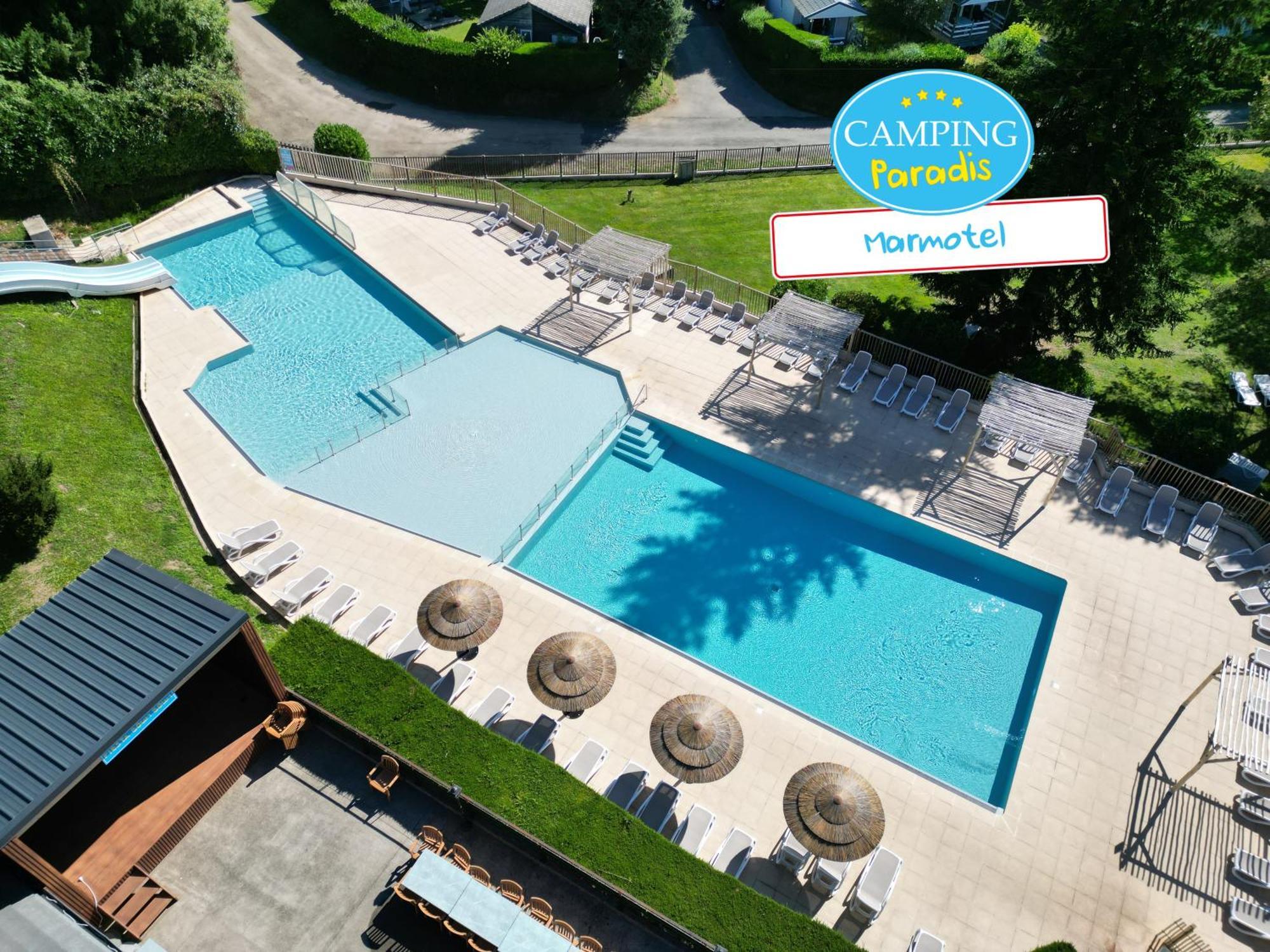Camping Paradis Marmotel Saint-Geniez-dʼOlt المظهر الخارجي الصورة